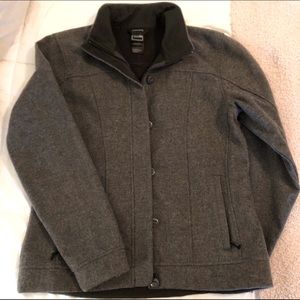 North Face light pea coat
